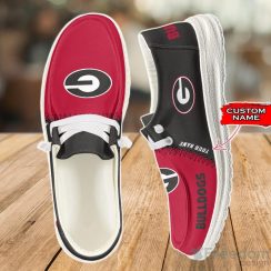 Georgia Bulldogs Loafer Shoes Custom Name For Men Women