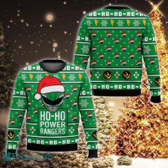 Green Ranger Ho-Ho Power Rangers New Style 2023 Ugly Sweater AOP Trend For Christmas - Green Ranger Ho-Ho Power Rangers Ugly Christmas Sweater For Men And Women Photo 1