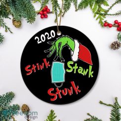 Grinch Hand Christmas Ornament – Funny Holiday Gift