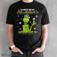 Grinch Who Me Super Bowl Champions Green Bay Packers T-Shirt Product Photo 2