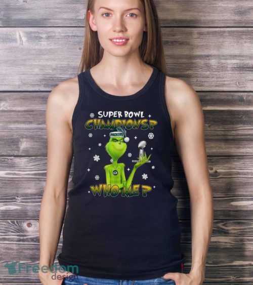 Grinch Who Me Super Bowl Champions Green Bay Packers T-Shirt Product Photo 3