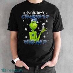 Grinch Who Me Super Bowl Champions Indianapolis Colts T-Shirt Product Photo 2