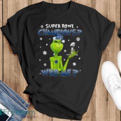 Grinch Who Me Super Bowl Champions Indianapolis Colts T-Shirt Product Photo 1