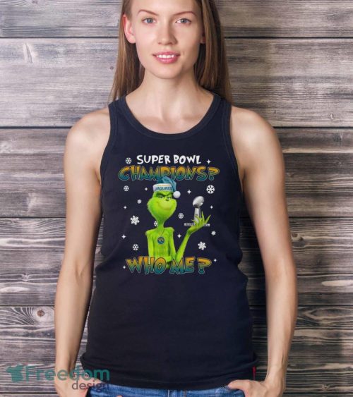 Grinch Who Me Super Bowl Champions Jacksonville Jaguars T-Shirt Product Photo 3