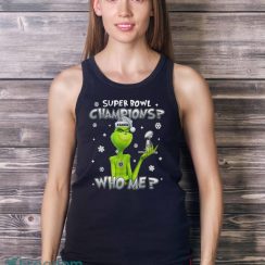 Grinch Who Me Super Bowl Champions Las Vegas Raiders T-Shirt Product Photo 3