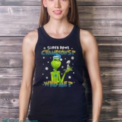 Grinch Who Me Super Bowl Champions Los Angeles Chargers T-Shirt Product Photo 3