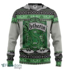 Harry Potter Slytherin Sweater Xmas Funny Winterize Gift For Fans Ugly Christmas - Harry Potter Slytherin Ugly Christmas Ver 3 Custom Ugly Sweater Ugly Christmas Sweater_1
