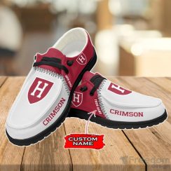 Harvard Crimson Loafer Shoes Custom Name For Men Women Product Photo 2