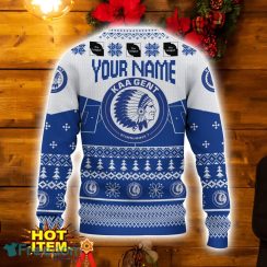 KAA Gent 3D Ugly Christmas Sweater Christmas Holiday Gift Custom Name For Sport Team Product Photo 3