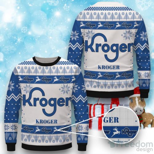 Kroger Ugly Christmas Sweater, Xmas Gift Ideas For Real Fans Product Photo 1