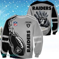 Las Vegas Raiders Custom Name Christmas Ugly Sweater Sweatshirt Sport For Fans