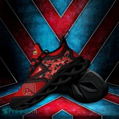 Louisville Cardinals Black And White Clunky Shoes NCAA Teams For Fans Runing Sports Shoes New Men And Women - Louisville Cardinals Black And White Clunky Shoes For Fans This Season_4