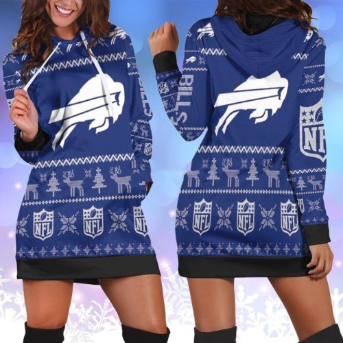 Buffalo Bills Nfl Ugly Sweatshirt Christmas 3D Hoodie Dress