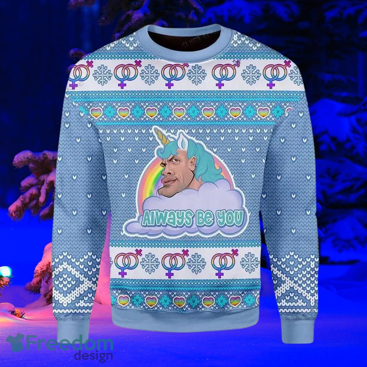 Dwayne johnson outlet christmas jumper