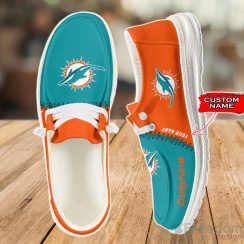 Miami Dolphins Loafer Shoes Custom Name For Men Women