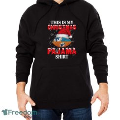 Miami Dolphins This Is My Christmas Pajama Shirt T Shirt For NFL Fans - Men Black Hoodie