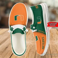 Miami Hurricanes Loafer Shoes Custom Name For Men Women