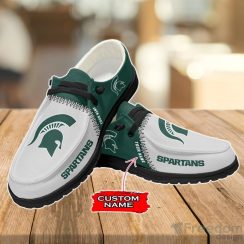 Michigan State Spartans Loafer Shoes Custom Name For Men Women Product Photo 2