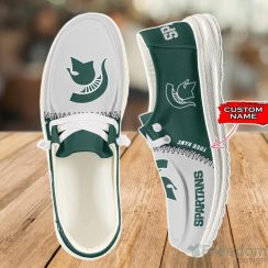Michigan State Spartans Loafer Shoes Custom Name For Men Women