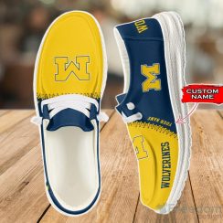 Michigan Wolverines Loafer Shoes Custom Name For Men Women