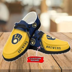 Milwaukee Brewers Loafer Shoes Custom Name For Men Women Product Photo 2