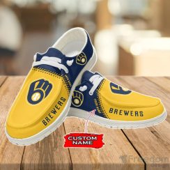 Milwaukee Brewers Loafer Shoes Custom Name For Men Women Product Photo 3