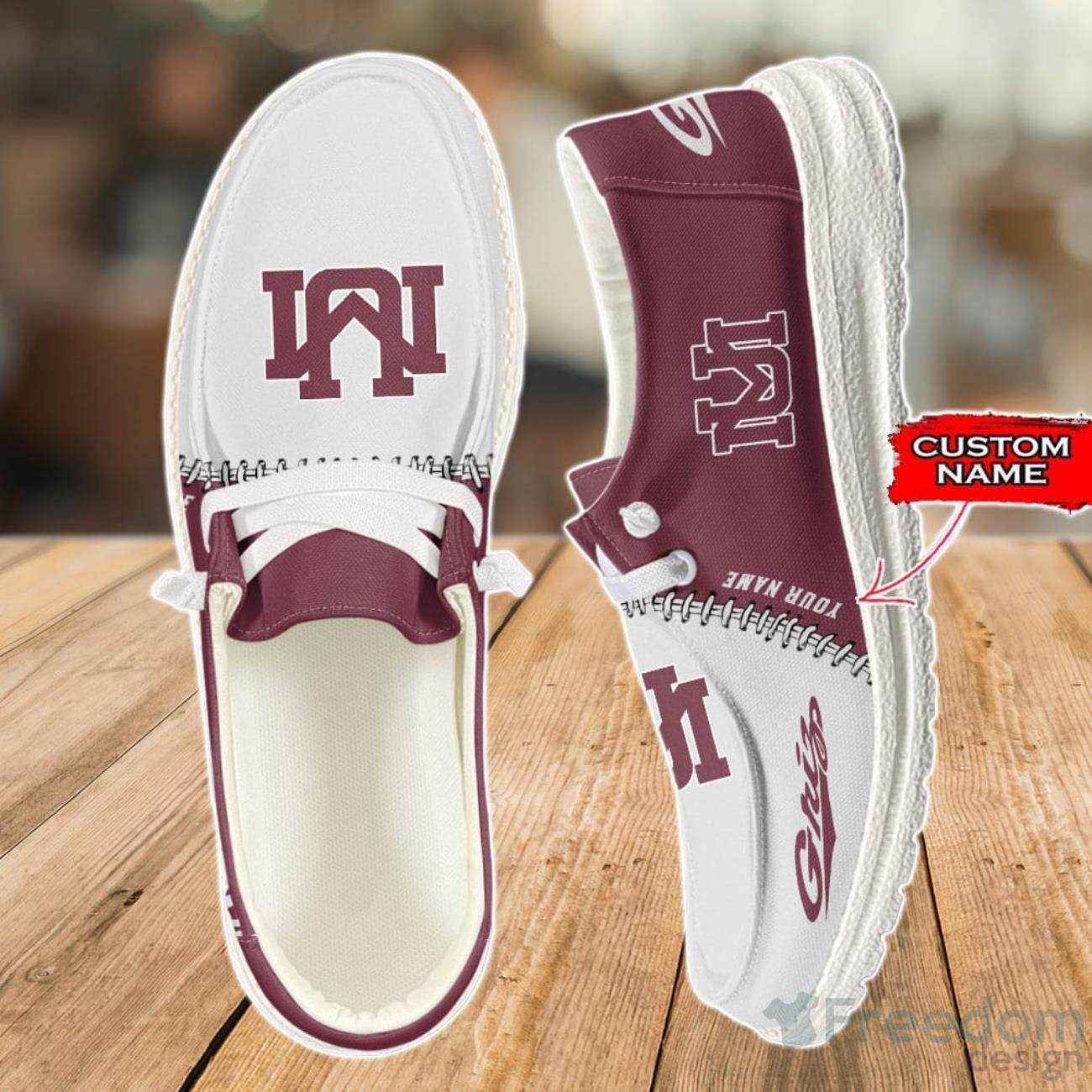 Montana Grizzlies Loafer Shoes Custom Name For Men Women Product Photo 1