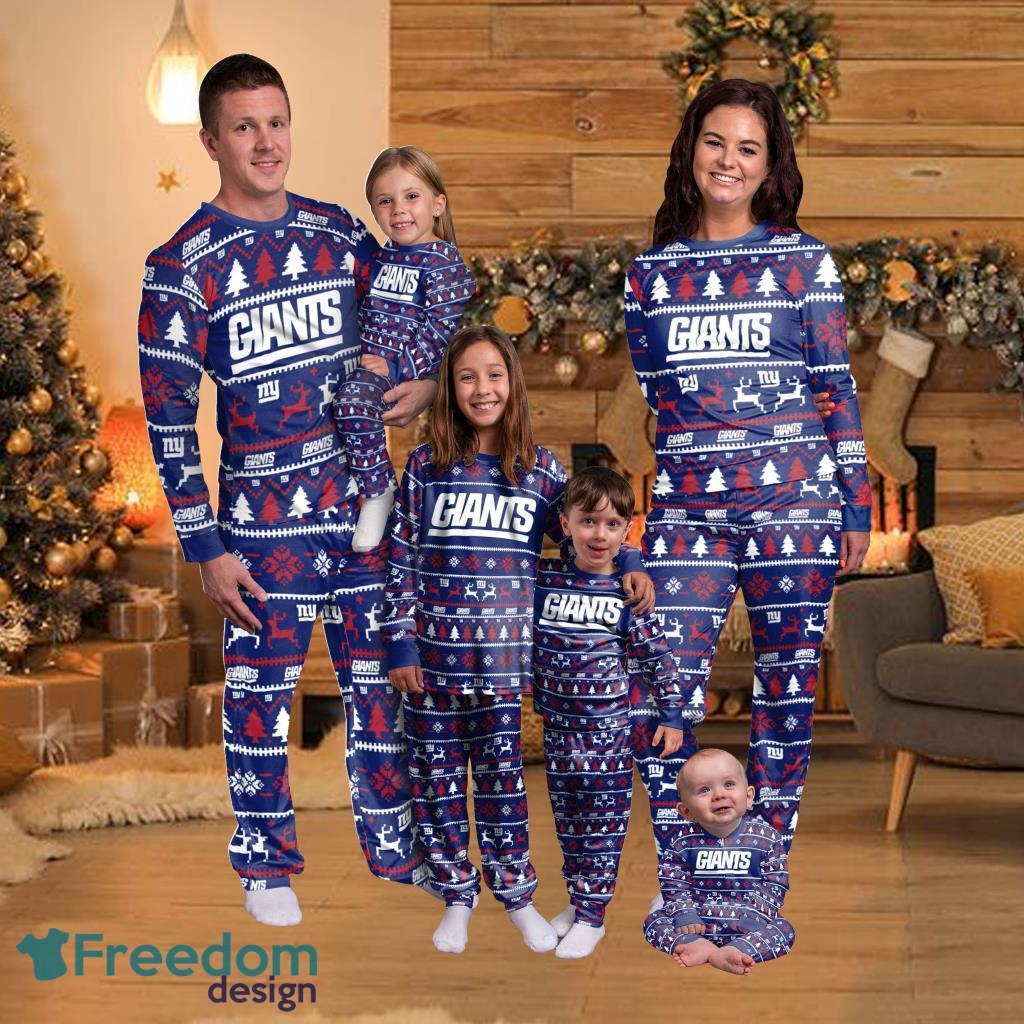 New York Giants Nfl Family Holiday Pajamas Fun Christmas Gifts For The ...