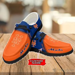 New York Mets Loafer Shoes Custom Name For Men Women Product Photo 2