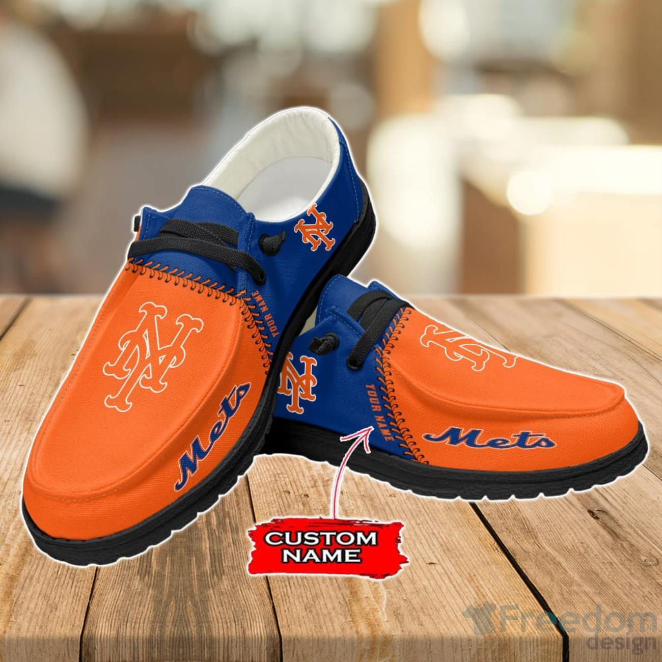 New York Mets Loafer Shoes Custom Name For Men Women image New York Mets Loafer Shoes Custom Name For Men Women Product Photo 2
