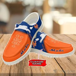 New York Mets Loafer Shoes Custom Name For Men Women image New York Mets Loafer Shoes Custom Name For Men Women Product Photo 3
