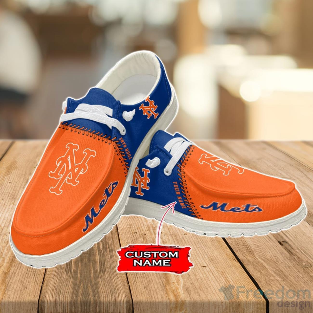 New York Mets Loafer Shoes Custom Name For Men Women New York Mets Loafer Shoes Custom Name For Men Women Product Photo 3