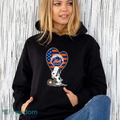 New York Mets MLB Baseball The Peanuts Movie Adorable Snoopy T Shirt Product Photo 4