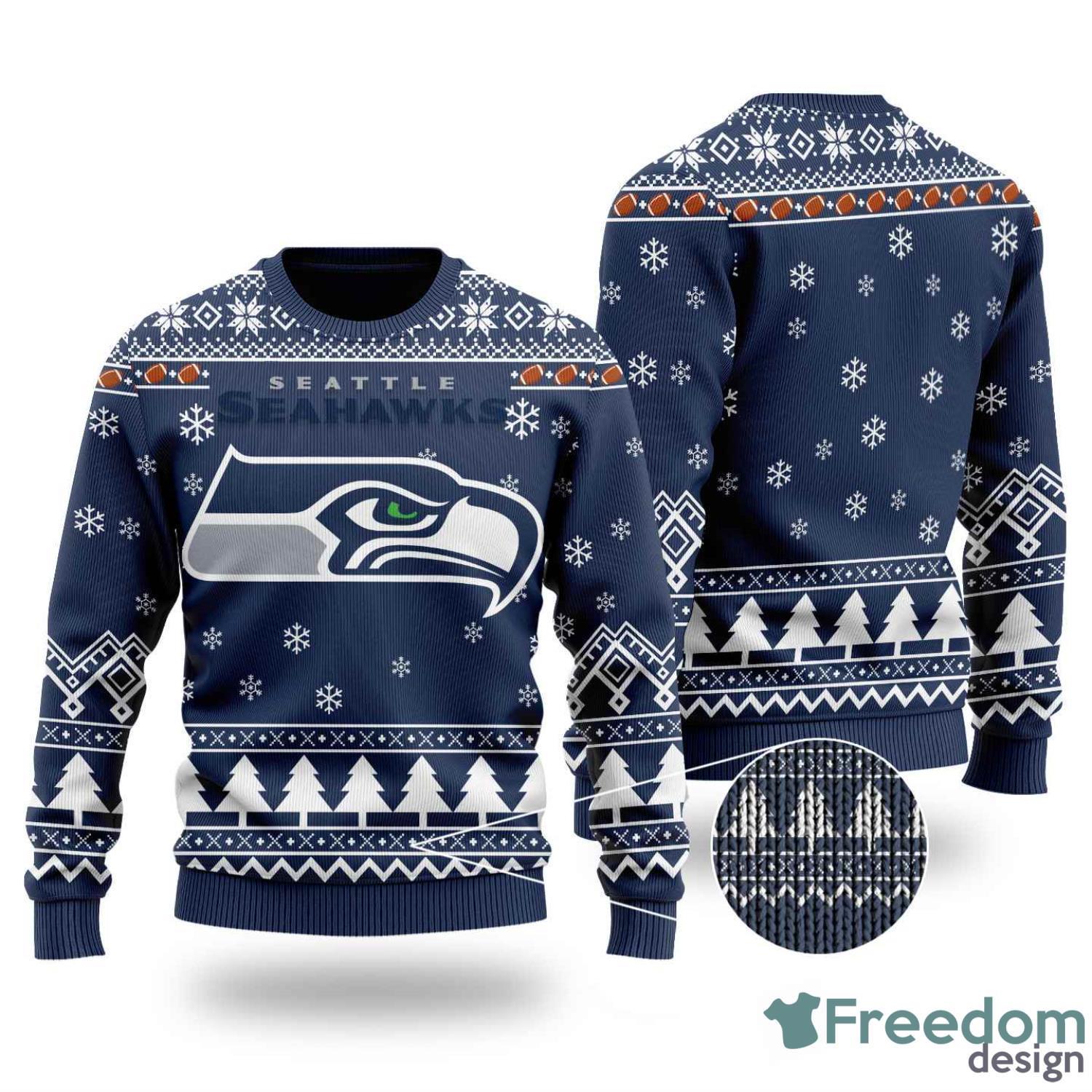 Ugly christmas sweater seahawks sale