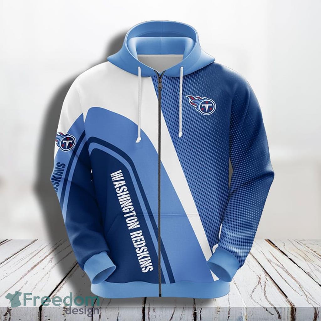 NFL Tennessee Titans Blue Hoodie 3D All Over Print Gift For Fans Product Photo 1