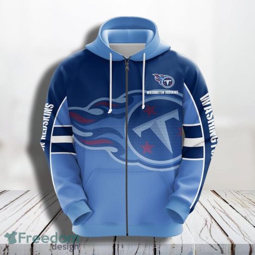 NFL Tennessee Titans Blue Unisex Hoodie 3D All Over Print Gift For Fans Product Photo 1