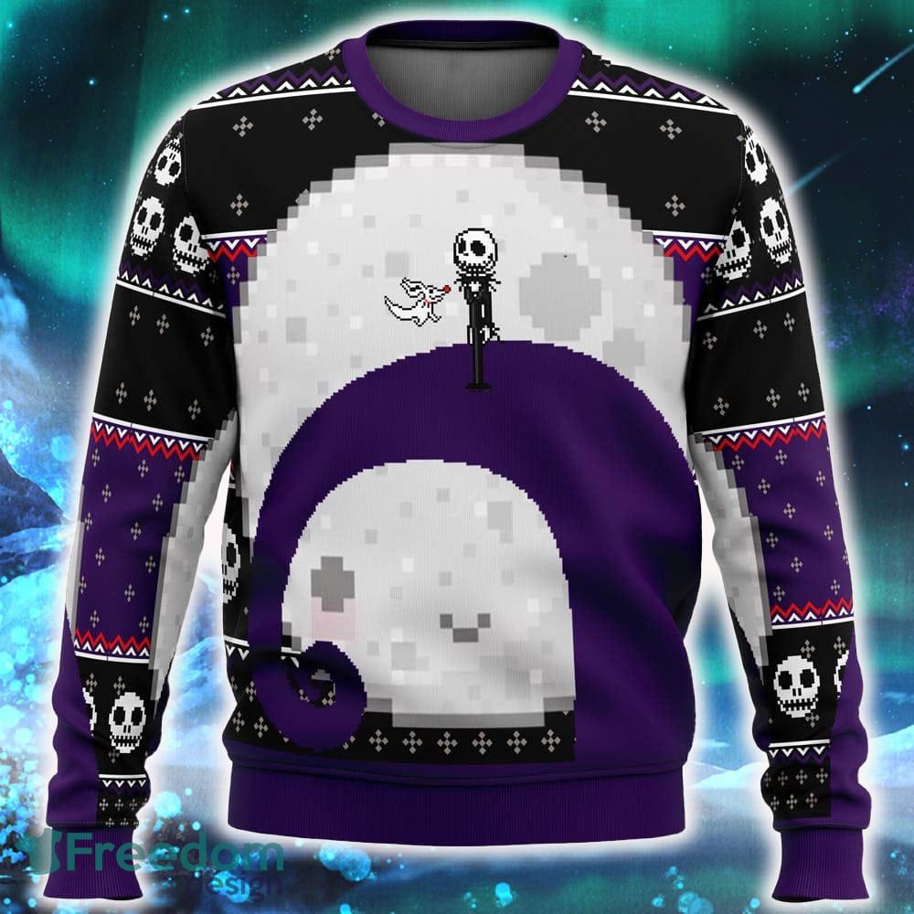 Nightmare Before Jack Moon Ugly Christmas Sweater Funny Gift For Men And Women Fans - Nightmare Before Jack Moon Ugly Christmas Sweater Funny Gift For Men And Women Fans