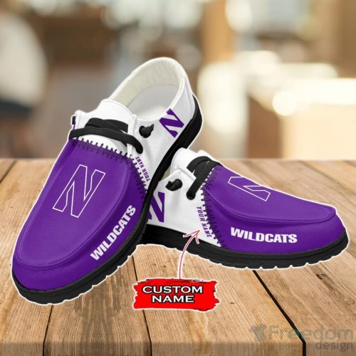 Northwestern Wildcats Loafer Shoes Custom Name For Men Women Product Photo 2