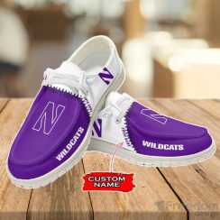 Northwestern Wildcats Loafer Shoes Custom Name For Men Women Product Photo 3