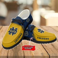 Notre Dame Fighting Irish Loafer Shoes Custom Name For Men Women Product Photo 2