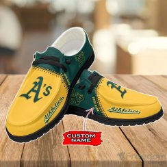 Oakland Athletics Loafer Shoes Custom Name For Men Women Product Photo 2