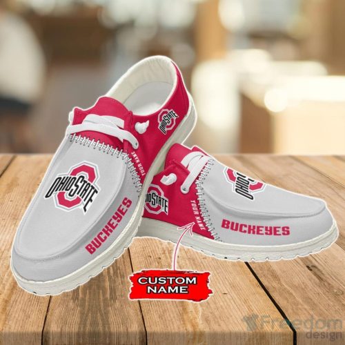 Ohio State Buckeyes Loafer Shoes Custom Name For Men Women Product Photo 2