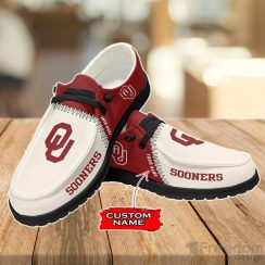 Oklahoma Sooners Loafer Shoes Custom Name For Men Women Product Photo 2