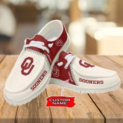 Oklahoma Sooners Loafer Shoes Custom Name For Men Women Product Photo 3