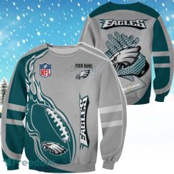 Philadelphia Eagles Custom Name Christmas Ugly Sweater Sweatshirt Sport For Fans