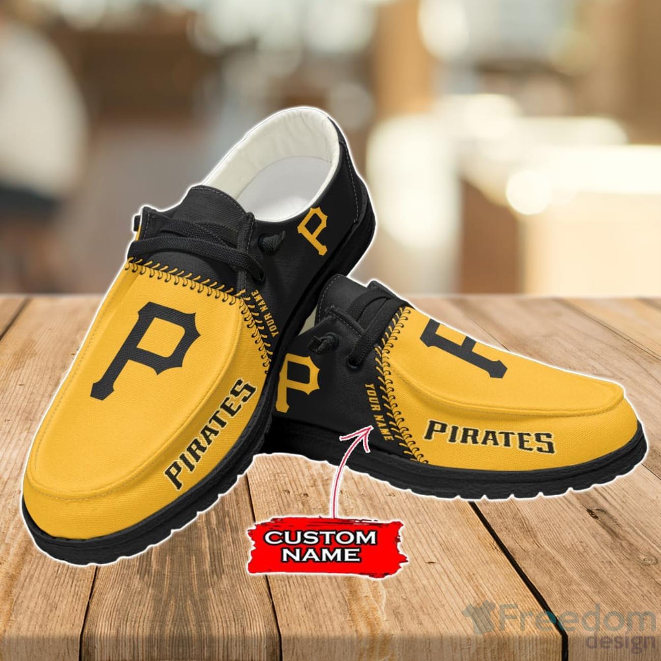 Pittsburgh Pirates Loafer Shoes Custom Name For Men Women image Pittsburgh Pirates Loafer Shoes Custom Name For Men Women Product Photo 2