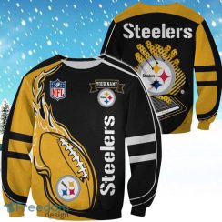 Pittsburgh Steelers Custom Name Christmas Ugly Sweater Sweatshirt Sport For Fans