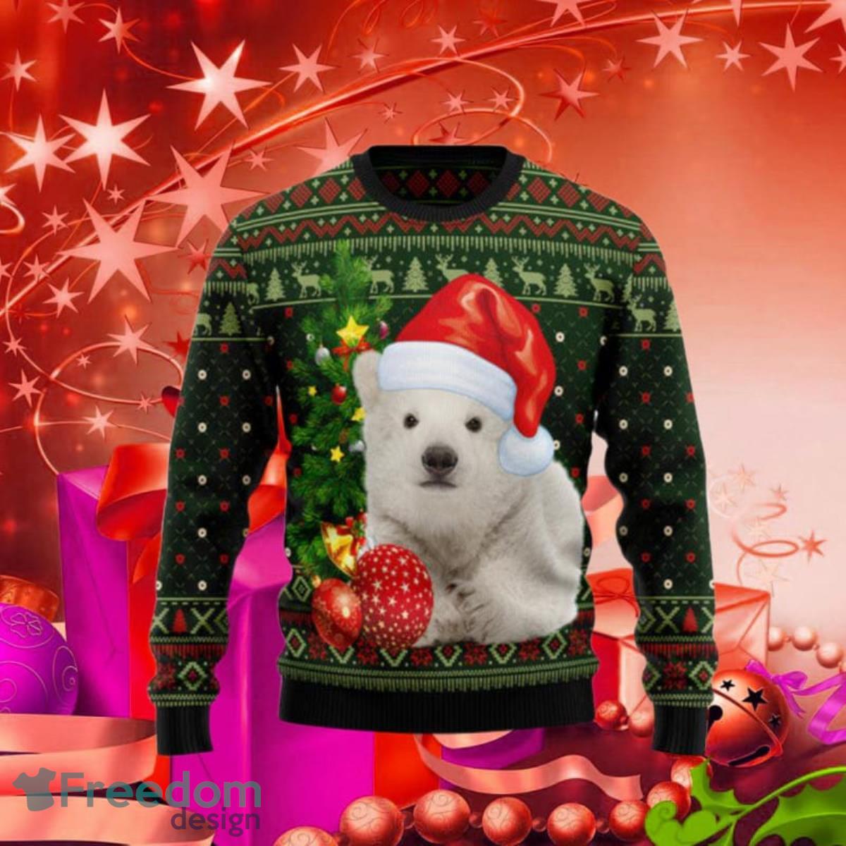 Polar Bear Cute Christmas Ugly Christmas Sweaters Special Gift image Polar Bear Cute Christmas Ugly Christmas Sweaters Special Gift Product Photo 1