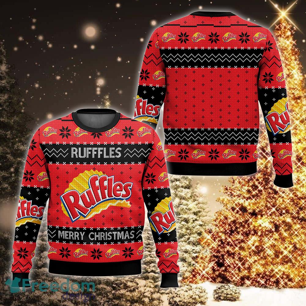 Rufffles Snack Brand New Style 2023 Ugly 3D Sweater Apparel For Xmas - Rufffles Snack Brand Ugly Christmas Sweater For Men And Women Photo 1