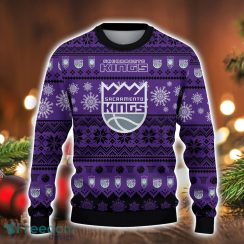 Sacramento Kings National Basketball 3D Ugly Christmas Sweater Men And Women Gift image Sacramento Kings National Basketball 3D Ugly Christmas Sweater Men And Women Gift Product Photo 2